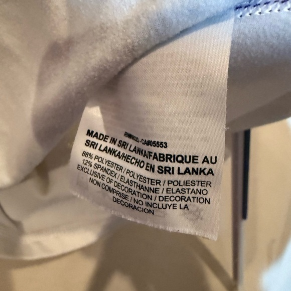 Nike White and Purple Patterned Zip-Up - Picture 7 of 11